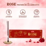 Hem Rose Incense Sticks (AgarBatti) - 20 Sticks